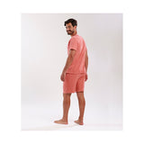PLAYERA DE TOALLA 98 COAST AV. HOMBRE PL09001 ALGODÓN CORAL