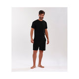 PLAYERA DE TOALLA 98 COAST AV. HOMBRE PL09073 ALGODÓN NEGRO