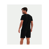 PLAYERA DE TOALLA 98 COAST AV. HOMBRE PL09073 ALGODÓN NEGRO