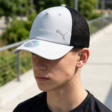 GORRA PUMA UNISEX 2439901 POLIÉSTER GRIS/NEGRO