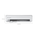 VENTILADOR DE VENTANA VORNADO VWCF SINTÉTICO BCO