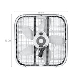 VENTILADOR DE PISO HOLMES H20BF SINTÉTICO BLANCO