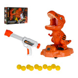 JUGUETE QIYILE CATAPULT DINOSAUR G0222 SINTÉTICO NARANJA