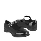 ZAPATOS ESCOLARES NIÑA STYLO 2440 CHAROL NEGRO