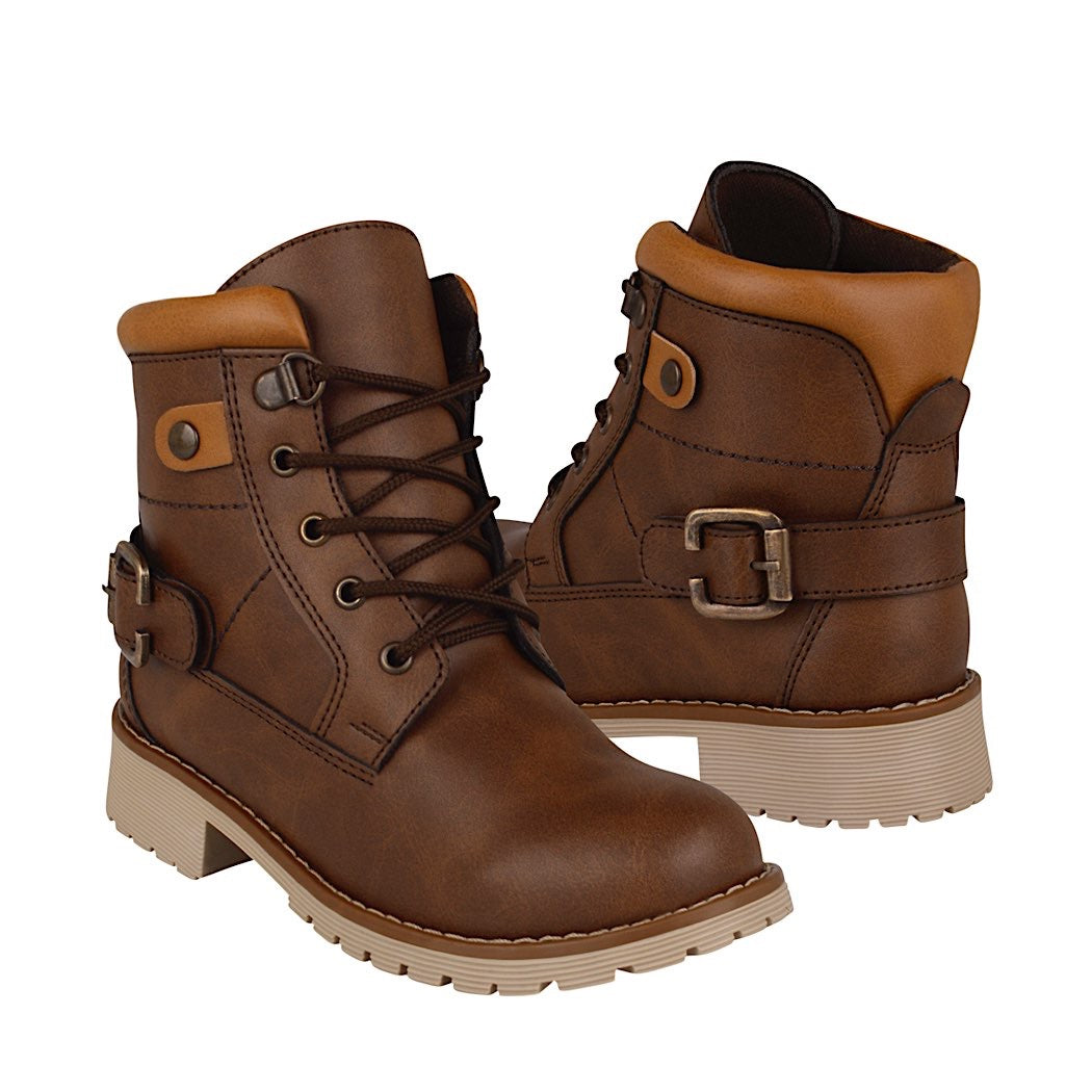 Bota Botines Botines Niño Botines De Tacón Para Niñas BLACK The