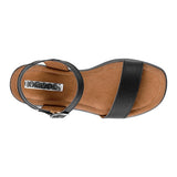 SANDALIAS DAMA STYLO 1222 SIMIPIEL NEGRO