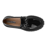 ZAPATOS CASUALES DAMA STYLO 6601 CHAROL NEGRO