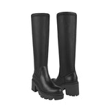 BOTAS DAMA NOMADAS 69816 SIMIPIEL NEGRO