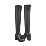 BOTAS DAMA NOMADAS 65022 SIMIPIEL NEGRO