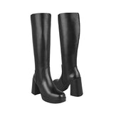 BOTAS DAMA NOMADAS 65015 SIMIPIEL NEGRO