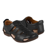 HUARACHES DAMA LOBO SOLO 1943 PIEL NEGRO