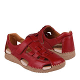 SANDALIAS DAMA LOBO SOLO 1762 PIEL ROJO