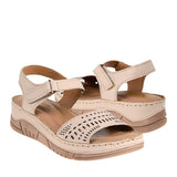 SANDALIAS DAMA LOBO SOLO 1648 PIEL BEIGE