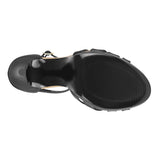 SANDALIAS DAMA CLASBEN LOVE 825581 SIMIPIEL NEGRO