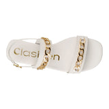 SANDALIAS DAMA CLASBEN 526452 SIMIPIEL BLANCO