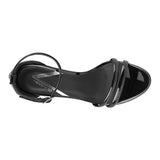 SANDALIAS DAMA CLASBEN ANASTACIA CHAROL NEGRO