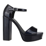 SANDALIAS DAMA CLASBEN CLOE CHAROL NEGRO