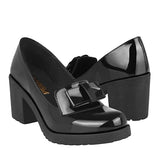 ZAPATOS DAMA STYLO 109-00 CHAROL NEGRO