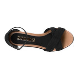 SANDALIAS DAMA STYLO 7114 SUEDE NEGRO