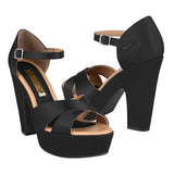 SANDALIAS DAMA STYLO 9196 TEXTIL NEGRO