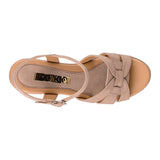 SANDALIAS DAMA STYLO 6711 SUEDE BEIGE