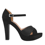 SANDALIAS DAMA STYLO 44007 SUEDE NEGRO