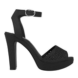 SANDALIAS DAMA STYLO 44161 SIMIPIEL NEGRO