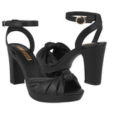 SANDALIAS DAMA STYLO 105050 SIMIPIEL NEGRO