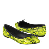 ZAPATOS CASUALES PARA DAMA STYLO 10596 AMARILLO NEÔN