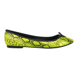 ZAPATOS CASUALES PARA DAMA STYLO 10596 AMARILLO NEÔN