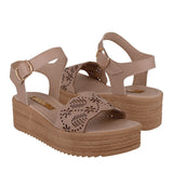 SANDALIAS DAMA STYLO 16828 SIMIPIEL BEIGE