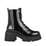 BOTINES DAMA STYLO 16285 CHAROL NEGRO