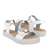 SANDALIAS DAMA STYLO 17003 SIMIPIEL BLANCO