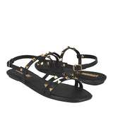 SANDALIAS DAMA STYLO 17069 SIMIPIEL NEGRO