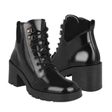 BOTINES DAMA STYLO 17486 SIMIPIEL NEGRO