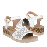 SANDALIAS DAMA STYLO 17876 SIMIPIEL BLANCO