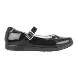 Zapato escolar Dominiq para niña cahrol negro 1522