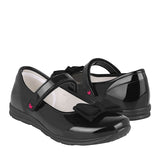 ZAPATOS ESCOLARES NIÑA NICK & WICK 5146 CHAROL NEGRO