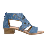 SANDALIAS DAMA TROPICANA 340005 SUEDE AZUL