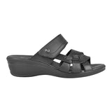 SANDALIAS PARA DAMA FLEXI 100006 PIEL NEGRO