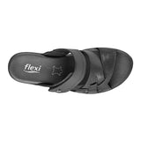 SANDALIAS PARA DAMA FLEXI 100006 PIEL NEGRO