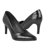 TACONES PARA DAMA FLEXI C190360-1 SIMIPIEL NEGRO