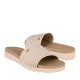 SANDALIAS DAMA FLEXI 107112 TEXTIL BEIGE