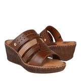 SANDALIAS DAMA FLEXI 106903 PIEL CAFÉ