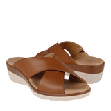 SANDALIAS DAMA FLEXI 116011 PIEL CAFÉ