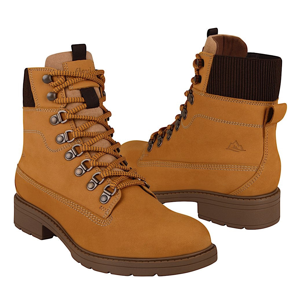 BOTINES DAMA FLEXI 119102 BUCK AMARILLO Amarillo 24