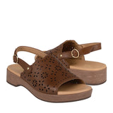 SANDALIAS DAMA FLEXI 123103 PIEL CAFÉ