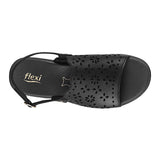 SANDALIAS DAMA FLEXI 123103 PIEL NEGRO