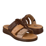 SANDALIAS DAMA FLEXI 116101 PIEL CAFÉ