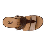 SANDALIAS DAMA FLEXI 116101 PIEL CAFÉ